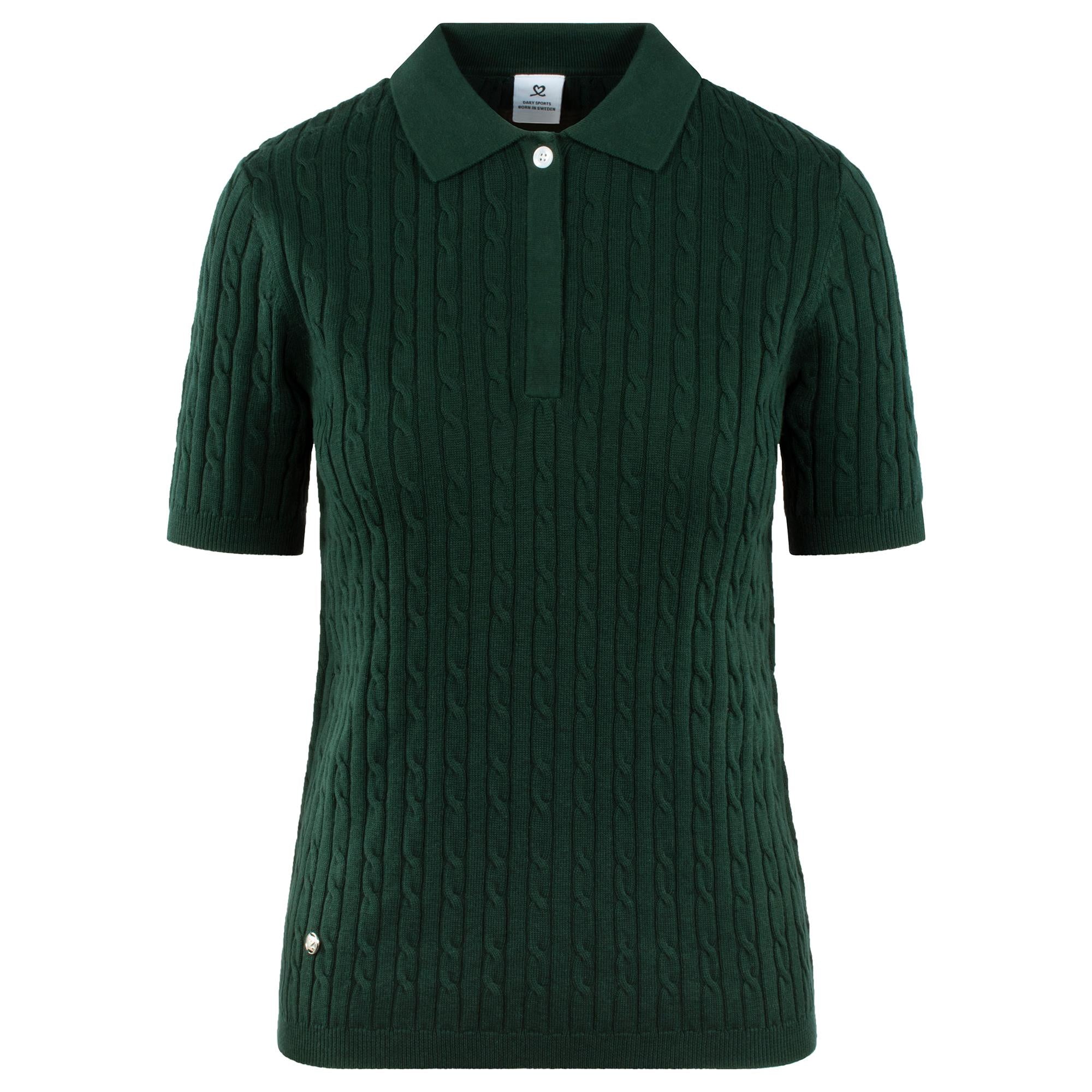 Daily Sports Madelene Knitted Ladies Golf Polo Shirt Nori Green